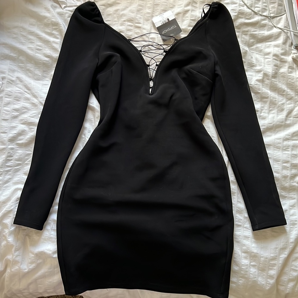 Topshop long sleeve dress